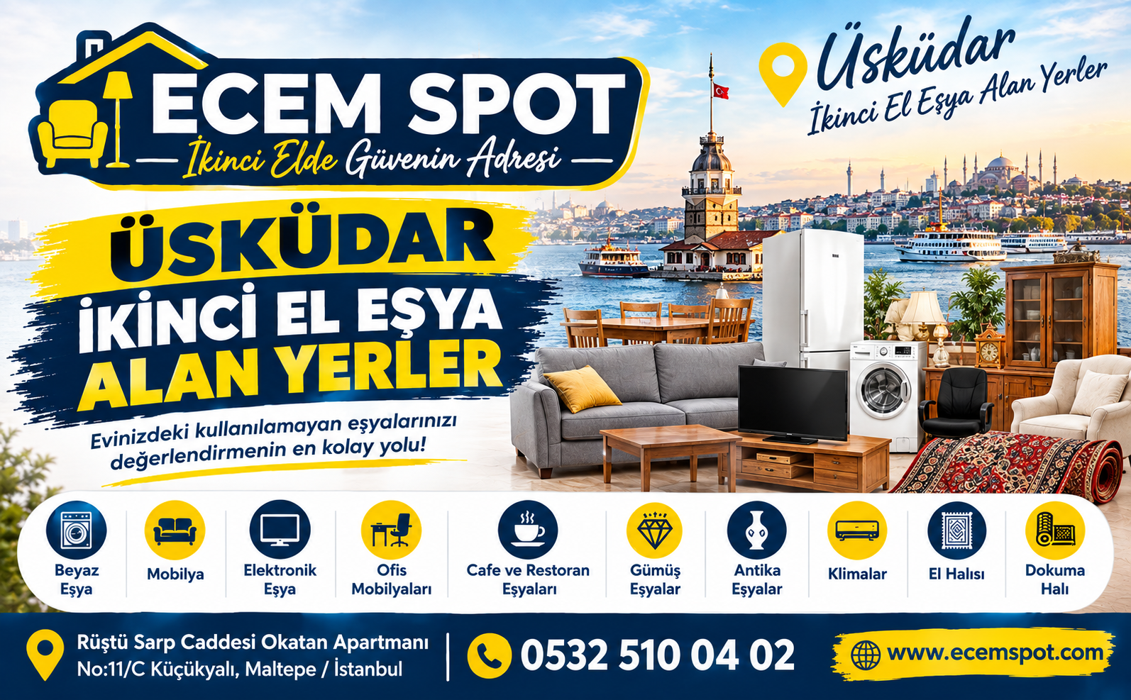 Üsküdar İkinci El Eşya Alan Yerler